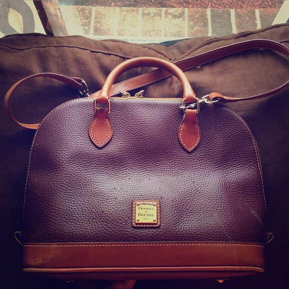 Dooney & Bourke Pebble Leather Zipzip Satchel - Picture 1 of 7